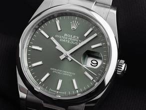 Thumbnail von Rolex Datejust 36 Ref.126200 2023 Full Set wie Neu Datejust Green Dial