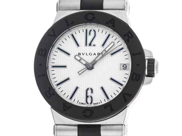  Bulgari Diagono Ref.DG29SV 2000 original Box wie Neu Vintage Diagono 