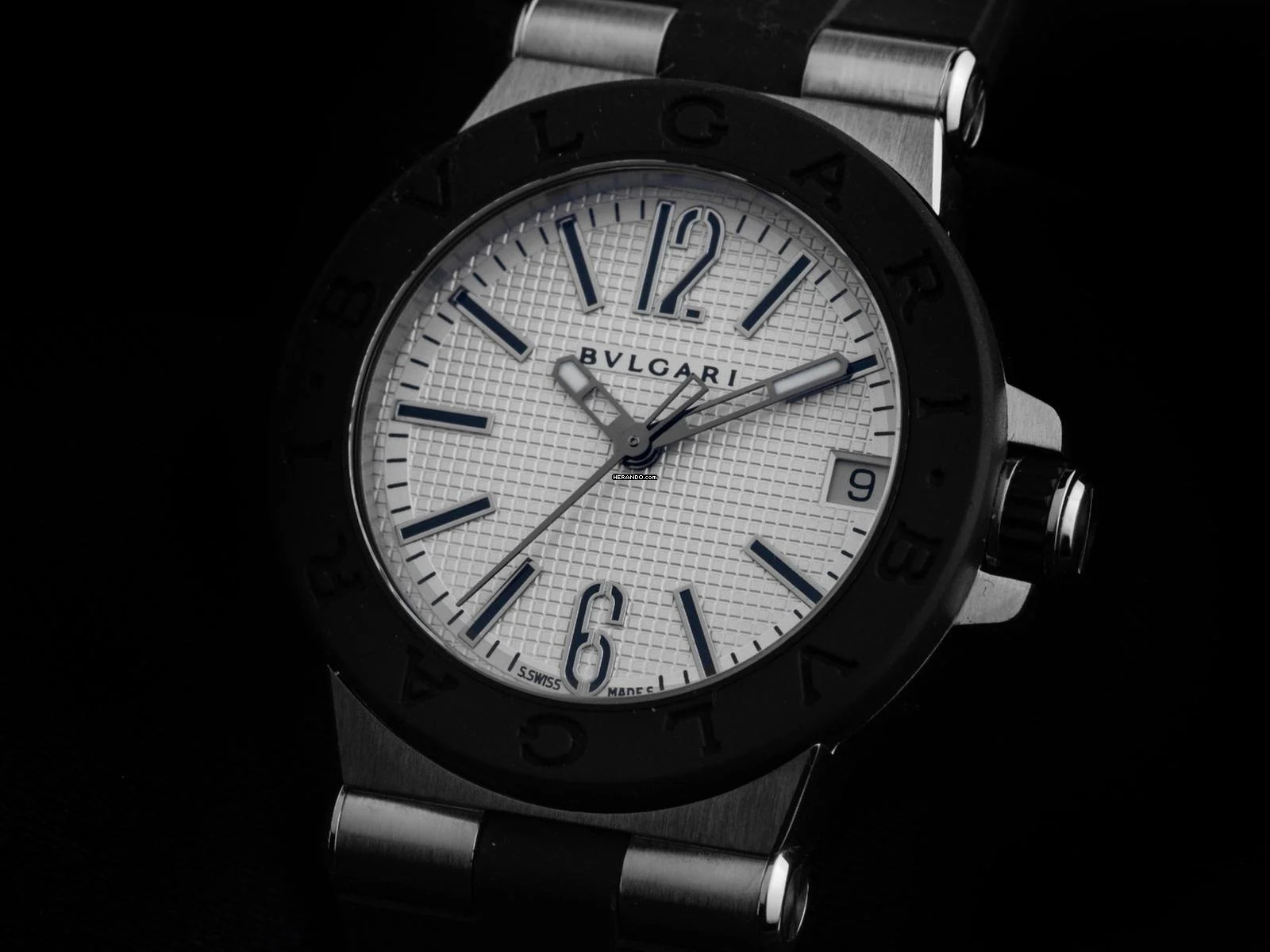 Thumbnail von Bulgari Diagono Ref.DG29SV 2000 original Box wie Neu Vintage Diagono