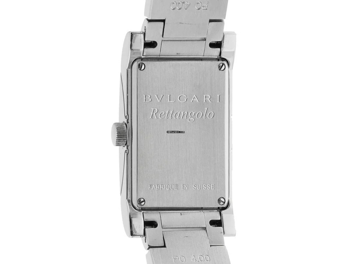 Thumbnail von Bulgari Rettangolo Ref.RT39SSD 2001 original Box wie Neu Vintage Rettangolo