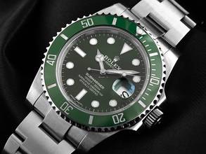 Thumbnail von Rolex Submariner Date LV Hulk Ref.116610LV 2012 Full Set wie Neu Vintage Submariner Date LV Hulk Green Dial