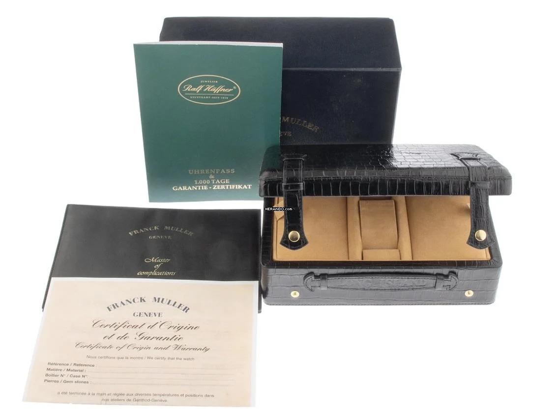 Thumbnail von Franck Muller Vanguard Blue Yachting Ref.V45SCDT 2021 Full Set Neu Vanguard Blue Yachting Diamanten 12,00ct Kautschuk Krokoleder Faltschließe