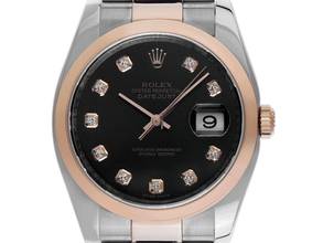 Thumbnail von Rolex Datejust 36 Ref.116201 2008 Full Set wie Neu Vintage Datejust Diamanten