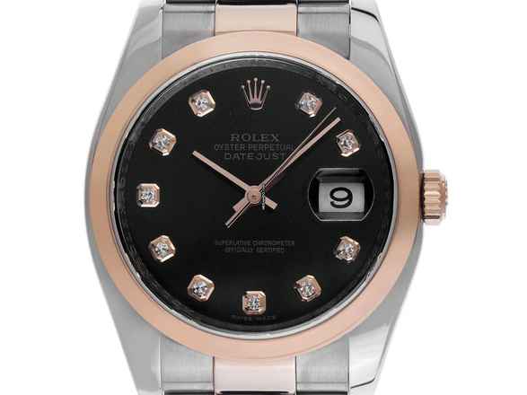  Rolex Datejust 36 Ref.116201 2008 Full Set wie Neu Vintage Datejust Diamanten 