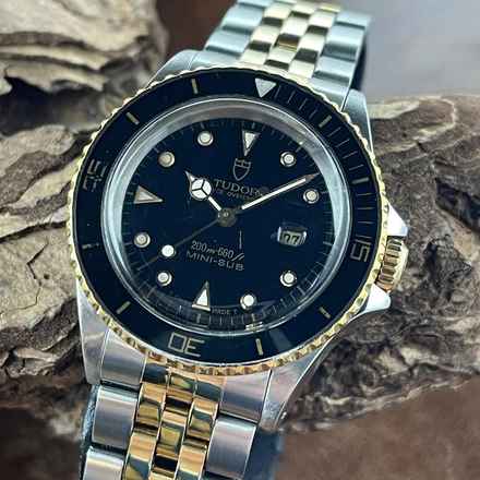  Tudor Submariner Mini Submariner Vintage Stahl/Gelbgold - Ref. 73091 Goldlünette 