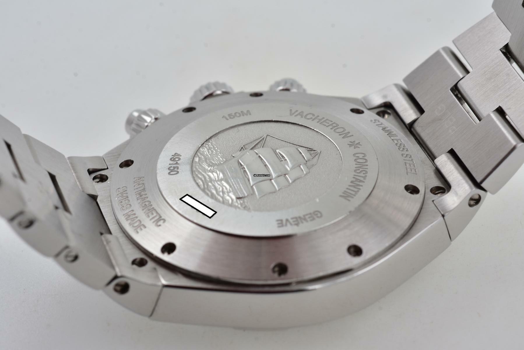 Thumbnail von Vacheron Constantin Overseas Chronograph Black Dial Big Date 49150/B01A-9097