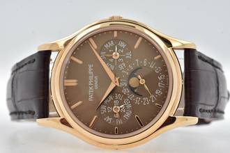 Thumbnail von Patek Philippe Perpetual Calendar 18k pink gold Roségold LC100 5140R-001