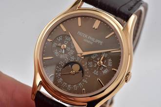 Thumbnail von Patek Philippe Perpetual Calendar 18k pink gold Roségold LC100 5140R-001