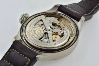 Thumbnail von IWC Große Fliegeruhr Big Pilot 7 days 18k White Gold IW500402 Weißgold 186g