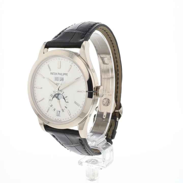  Patek Philippe Annual Calendar White Gold Silver Dial 