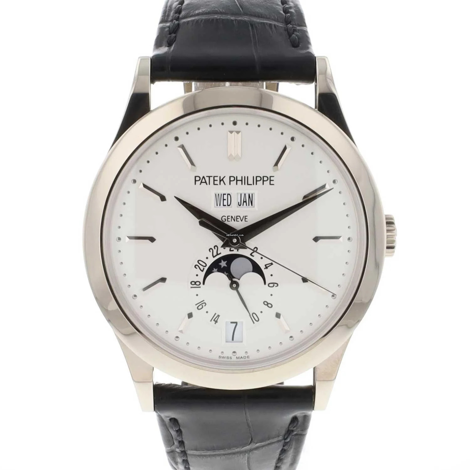 Thumbnail von Patek Philippe Annual Calendar White Gold Silver Dial