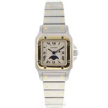 Thumbnail von Cartier Santos Galbée PM Steel Gold Moonphase