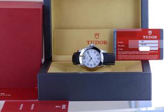 Thumbnail von Tudor Prince Date Classic Lederband white Dial Stahl 39mm B+P rar