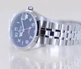 Thumbnail von Tudor Prince Oysterdate 32mm Lady black California Dial Stahl rar NOS ungetragen