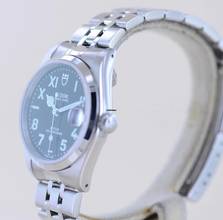 Thumbnail von Tudor Prince Oysterdate 32mm Lady black California Dial Stahl rar NOS ungetragen