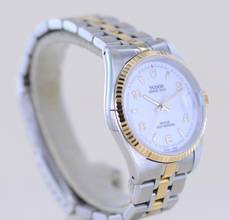 Thumbnail von Tudor Prince Oysterdate 32mm Lady white roman Dial Stahl-Gold selten NOS ungetragen