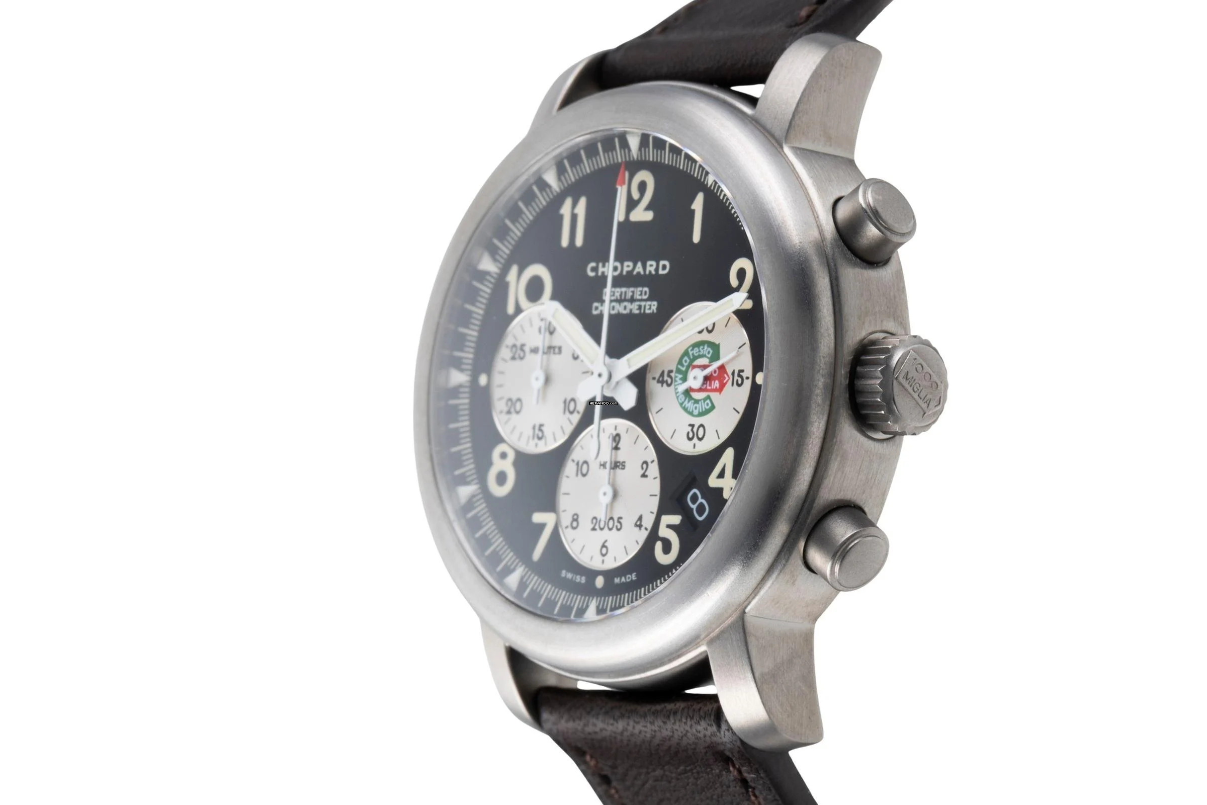 Thumbnail von Chopard Mille Miglia Chronograph Automatik Titan Herrenuhr Ref. 8407