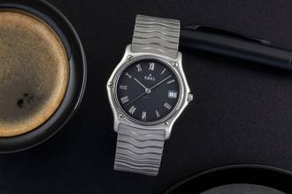 Thumbnail von Ebel Sport Classic Sport Stahl Quarz Herrenuhr Ref. E9187141 Papiere 1999 Klassiker