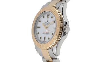 Thumbnail von Rolex Yacht-Master White Dial Stahl Gold Automatik Herrenuhr 168623