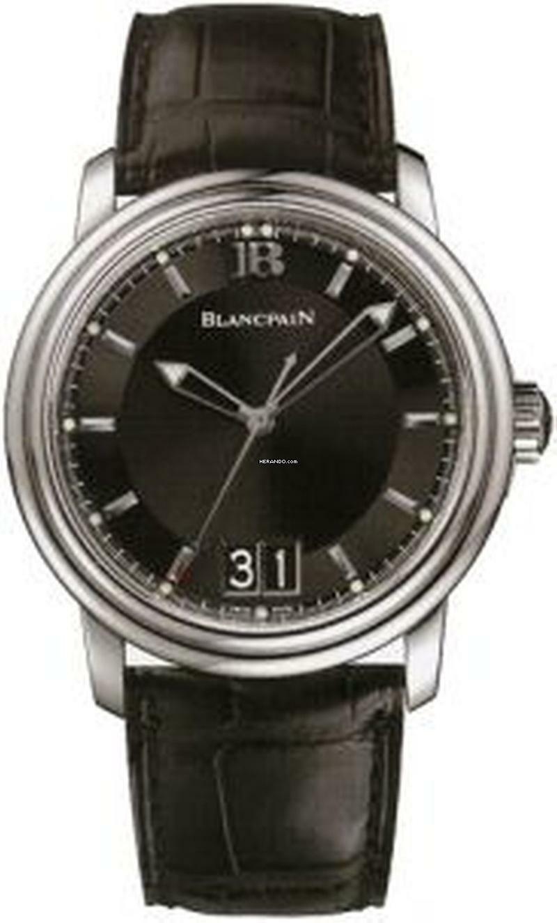  Blancpain Léman Grande Date 40MM Black Dial Box+Papers 2850 2010 