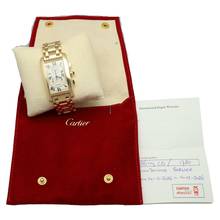Thumbnail von Cartier Tank Américaine 18k yellowgold Ref. 1730 Service papers