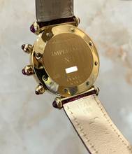 Thumbnail von Chopard Imperiale 18Kt.Yellowgold Ruby/Diamonds Factory Setting Top Condition with box 33mm Quartz rare Piece