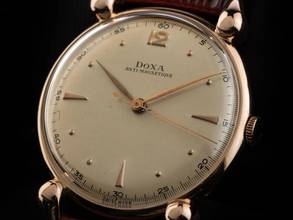 Thumbnail von Doxa Antimagnetique 1936 sehr gut Vintage Antimagnetique 14kt Roségold
