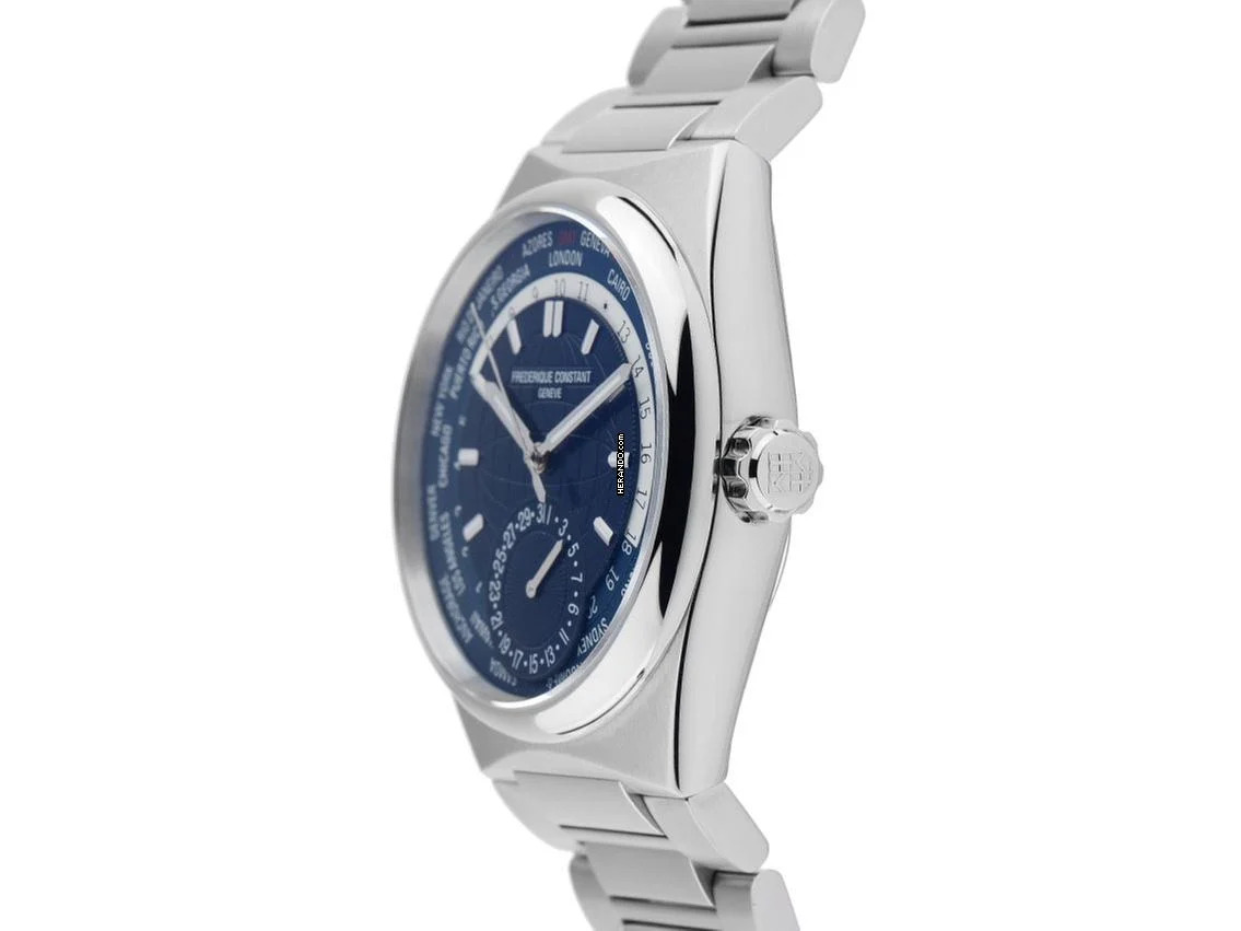 Thumbnail von Frederique Constant Manufacture Worldtimer Classic Worldtimer Manufacture Ref.FC-718N4NH6B 2023 Full Set wie Neu Classic Worldtimer Manufacture