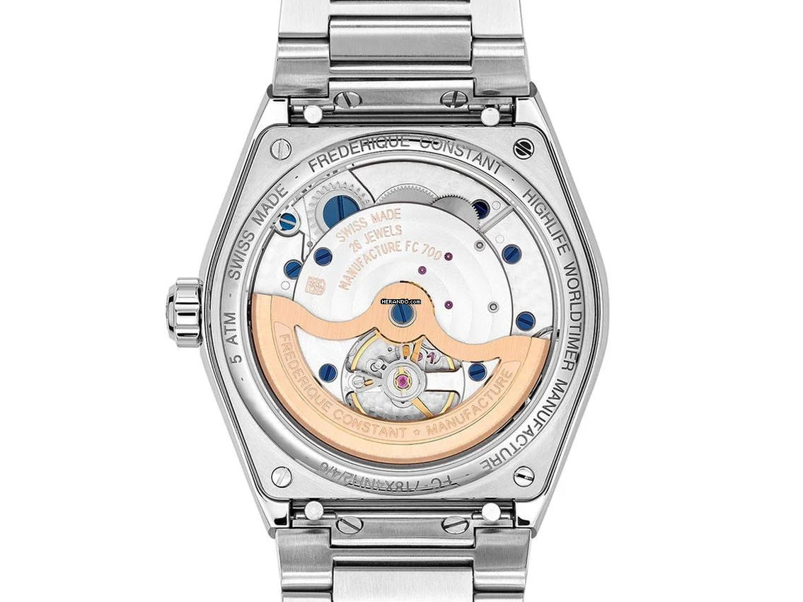 Thumbnail von Frederique Constant Manufacture Worldtimer Classic Worldtimer Manufacture Ref.FC-718N4NH6B 2023 Full Set wie Neu Classic Worldtimer Manufacture