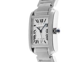 Thumbnail von Cartier Tank Française GM Großes Modell Ref.2302 1999 Full Set sehr gut Vintage Tank Francaise GM Großes Modell