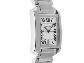 Thumbnail von Cartier Tank Française GM Großes Modell Ref.2302 1999 Full Set sehr gut Vintage Tank Francaise GM Großes Modell