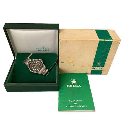  Rolex Submariner (No Date) 5513 Bart Simpson brown dial 1967 Full Set TOP Condition 