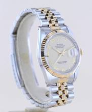Thumbnail von Rolex Datejust 36 Saphirglas Ivory roman dial Jubiléband Stahl Gold 16233 Klassiker