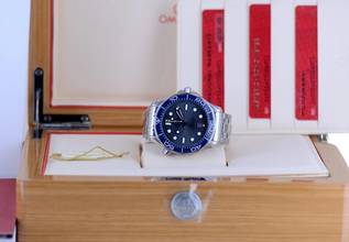Thumbnail von Omega Seamaster Diver 300 M Co-Axial Master Chronometer 42mm Top blue Keramik Diver B+P
