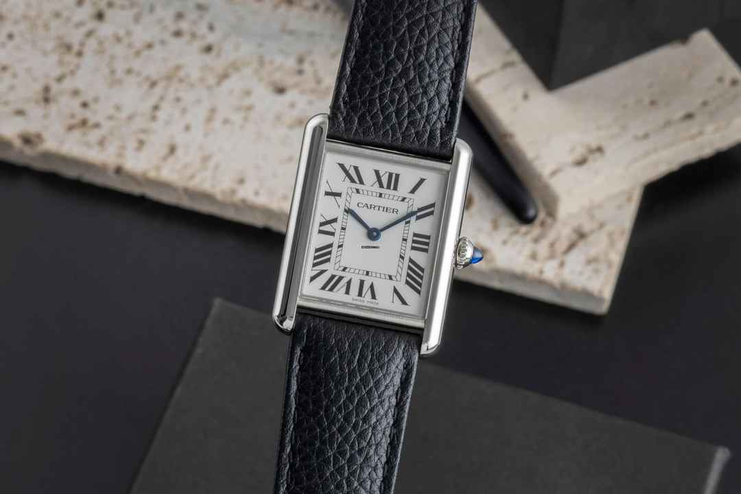  Cartier Tank Must Edelstahl Herrenuhr Ref. WSTA0041 Box & Papiere 