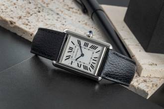 Thumbnail von Cartier Tank Must Edelstahl Herrenuhr Ref. WSTA0041 Box & Papiere