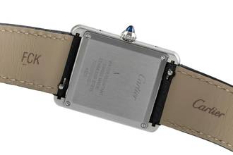 Thumbnail von Cartier Tank Must Edelstahl Herrenuhr Ref. WSTA0041 Box & Papiere