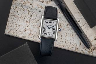 Thumbnail von Cartier Tank Must Edelstahl Herrenuhr Ref. WSTA0041 Box & Papiere