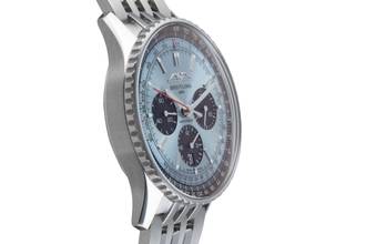 Thumbnail von Breitling Navitimer 01 Chronograph 43 Eisblau Ref. AB0138241C1A1 B&P