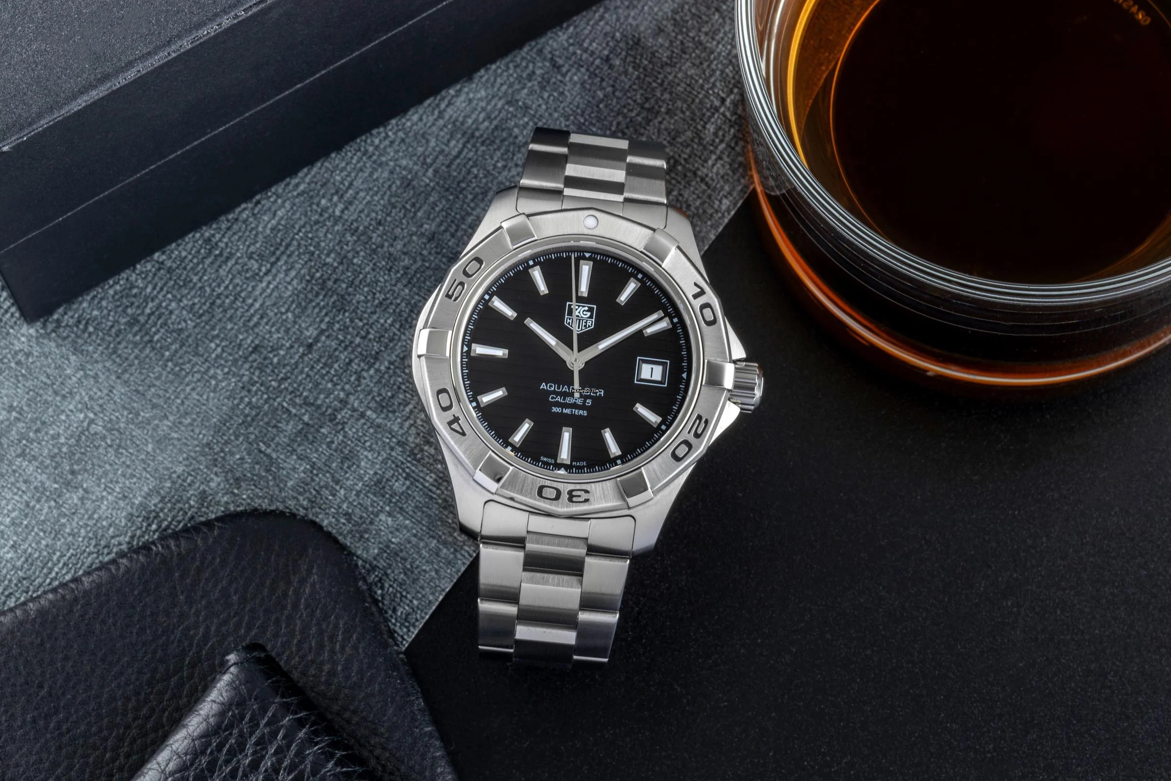  TAG Heuer Aquaracer 300M Automatik Calibre 5 Edelstahl Herrenuhr Ref. WAP2010 