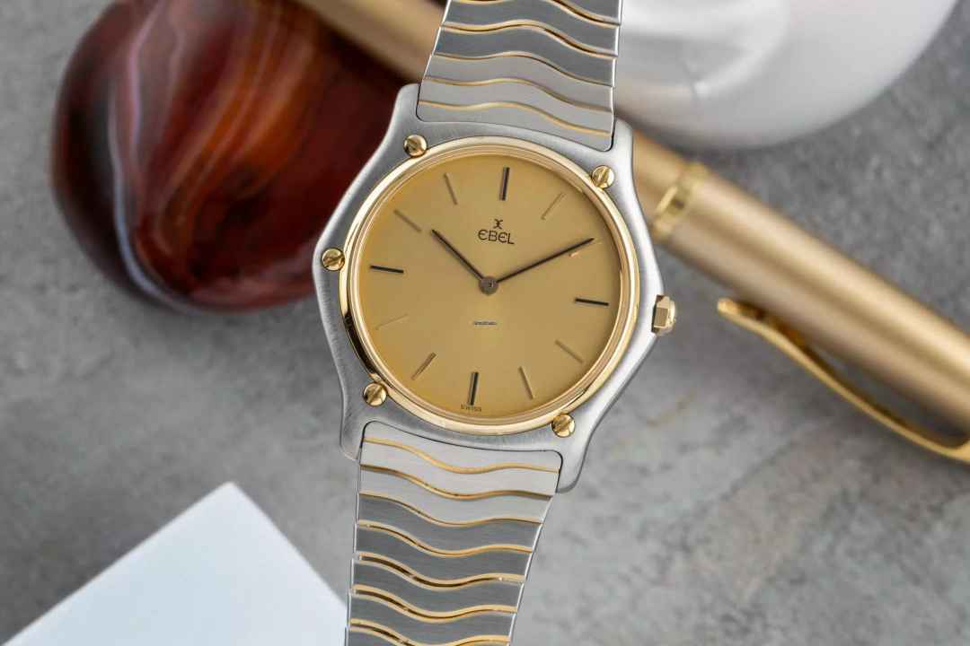  Ebel Classic Wave Stahl/Gold Herrenuhr Ref. 181903 