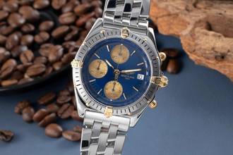 Thumbnail von Breitling Chronomat Chronograph Stahl / Gold Automatik Ref. B13048