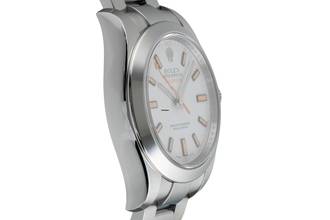 Thumbnail von Rolex Milgauss White Dial Oyster Edelstahl Automatik Ref. 116400 Papiere 2010