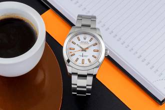 Thumbnail von Rolex Milgauss White Dial Oyster Edelstahl Automatik Ref. 116400 Papiere 2010