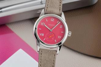 Thumbnail von NOMOS Club Campus Deep Pink Stahl Handaufzug Damenuhr Ref. 711 B&P 2024