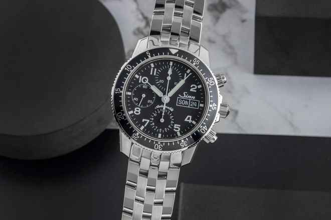  Sinn 103 ST Chronograph Stahl Automatik Herrenuhr Ref. 103 St Sa B&P 2019 