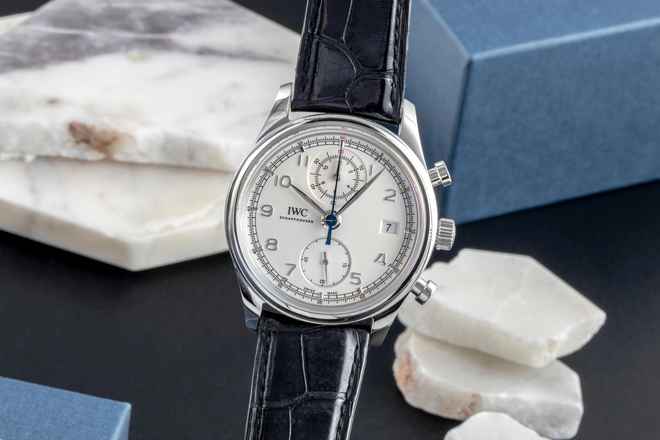  IWC Portugieser Chronograph Classic Chronograph Automatik Edelstahl Herrenuhr Ref. IW390403 