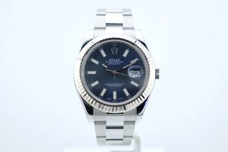 Thumbnail von Rolex Datejust II Blue Dial - With Box And Papers - 116334 2016