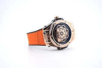 Thumbnail von Hublot Big Bang Sang Bleu Rose Gold With Diamonds - Limited 100 Pc. With Box And Papers - 465.OS.1118.VR.1204.MXM17 2019