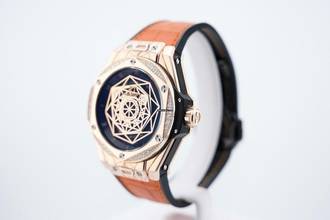 Thumbnail von Hublot Big Bang Sang Bleu Rose Gold With Diamonds - Limited 100 Pc. With Box And Papers - 465.OS.1118.VR.1204.MXM17 2019